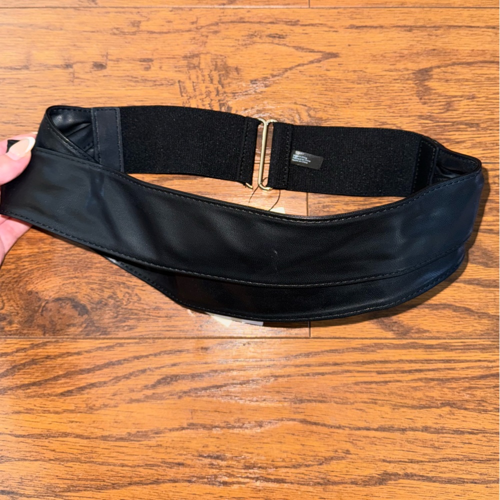 H&M Faux Leather Waist Belt with hook